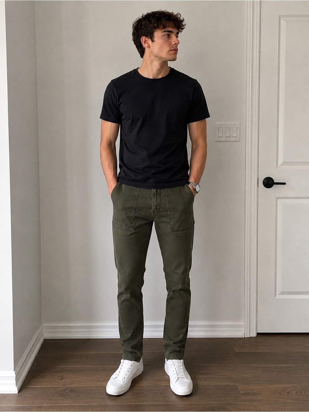 NWOT GAP Men's Straight Leg Pants in Olive